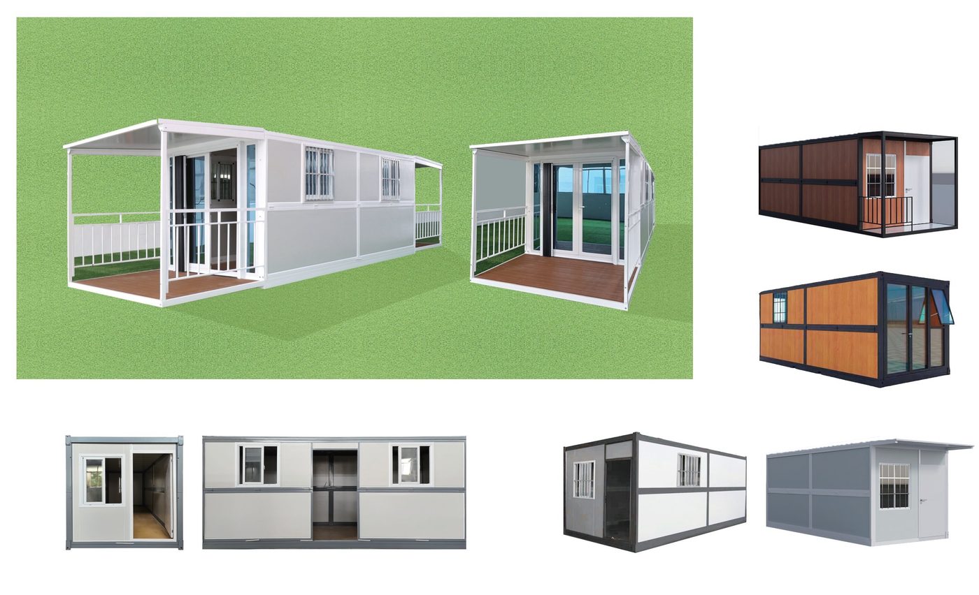 Folding packing box configurations and colours
