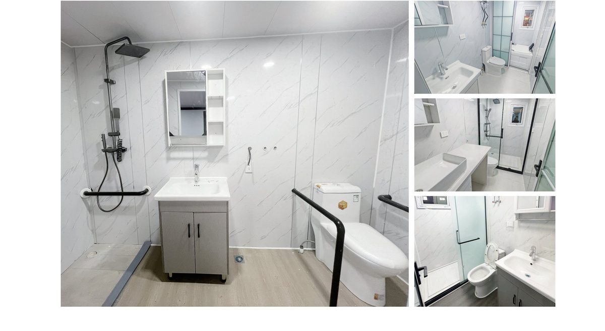 Integrated bathroom module