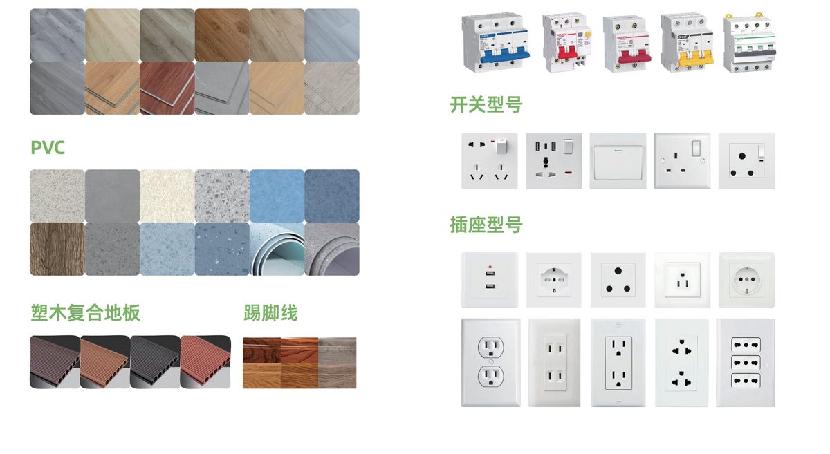 Flooring and electrical options