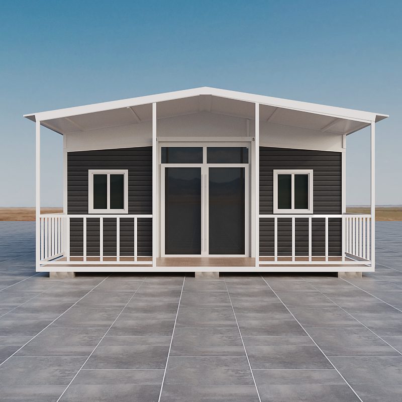 Dark villa expandable, front view